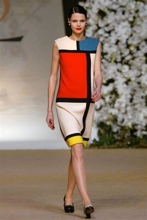 robe yves saint laurent mondrian